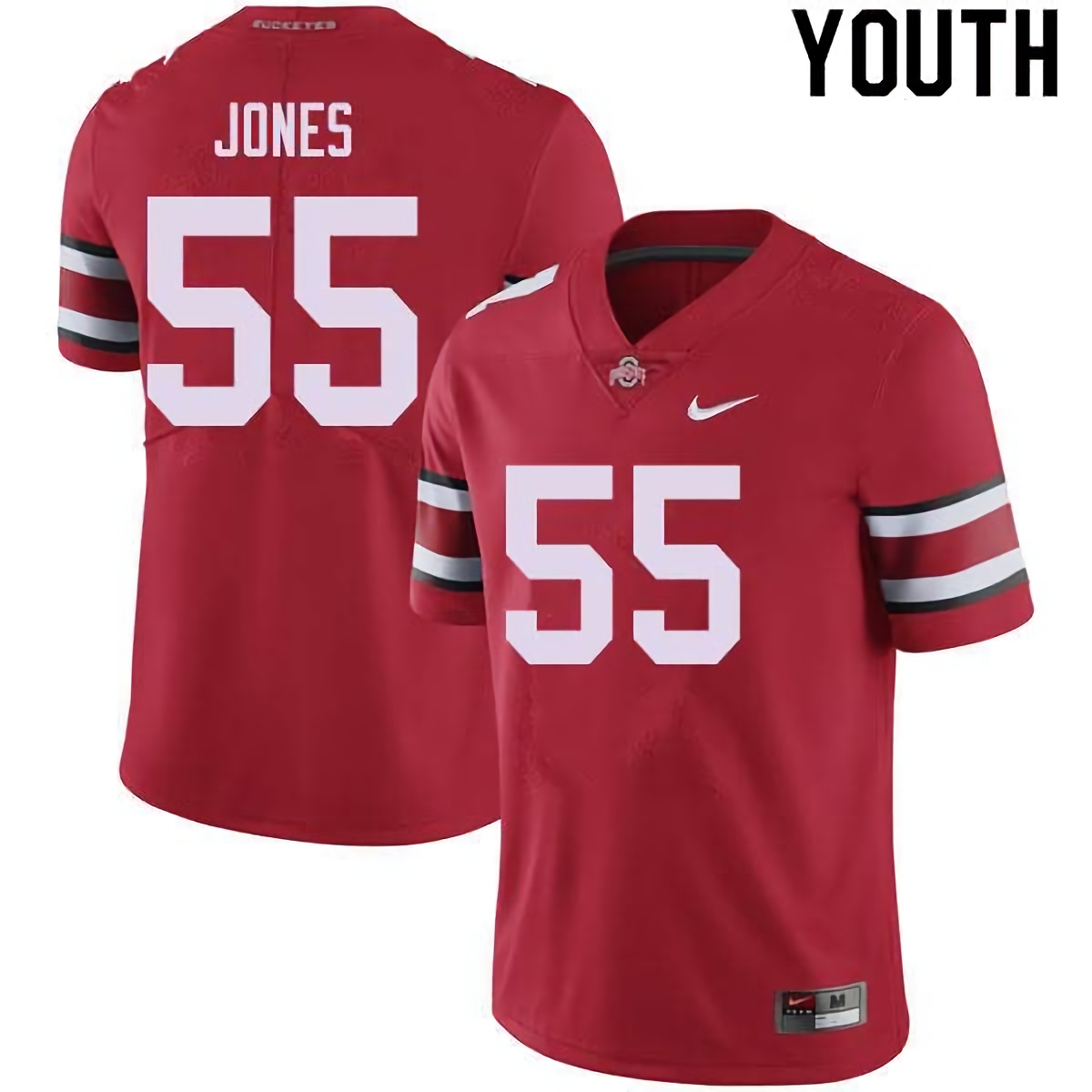 Matthew Jones Ohio State Buckeyes Youth NCAA #55 Nike Red College Stitched Football Jersey QLN0156VG